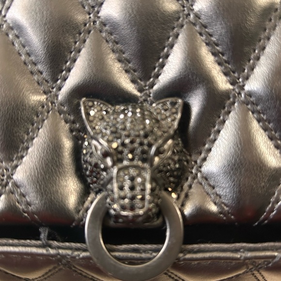 Elegant Aldo Purse Black Quilted Shoulder Bag - Picture 5 of 14